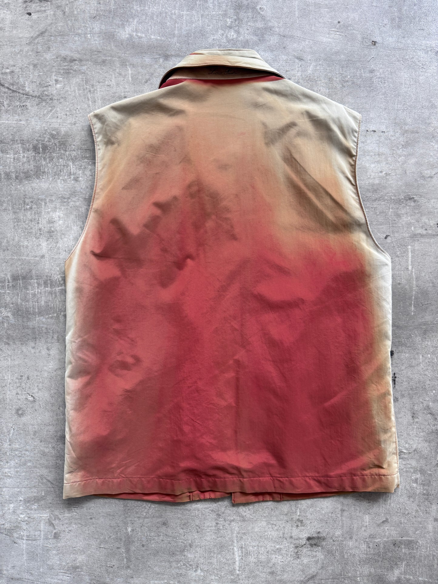 1990's Loro Piana Sunfaded Layered Sailing Vest