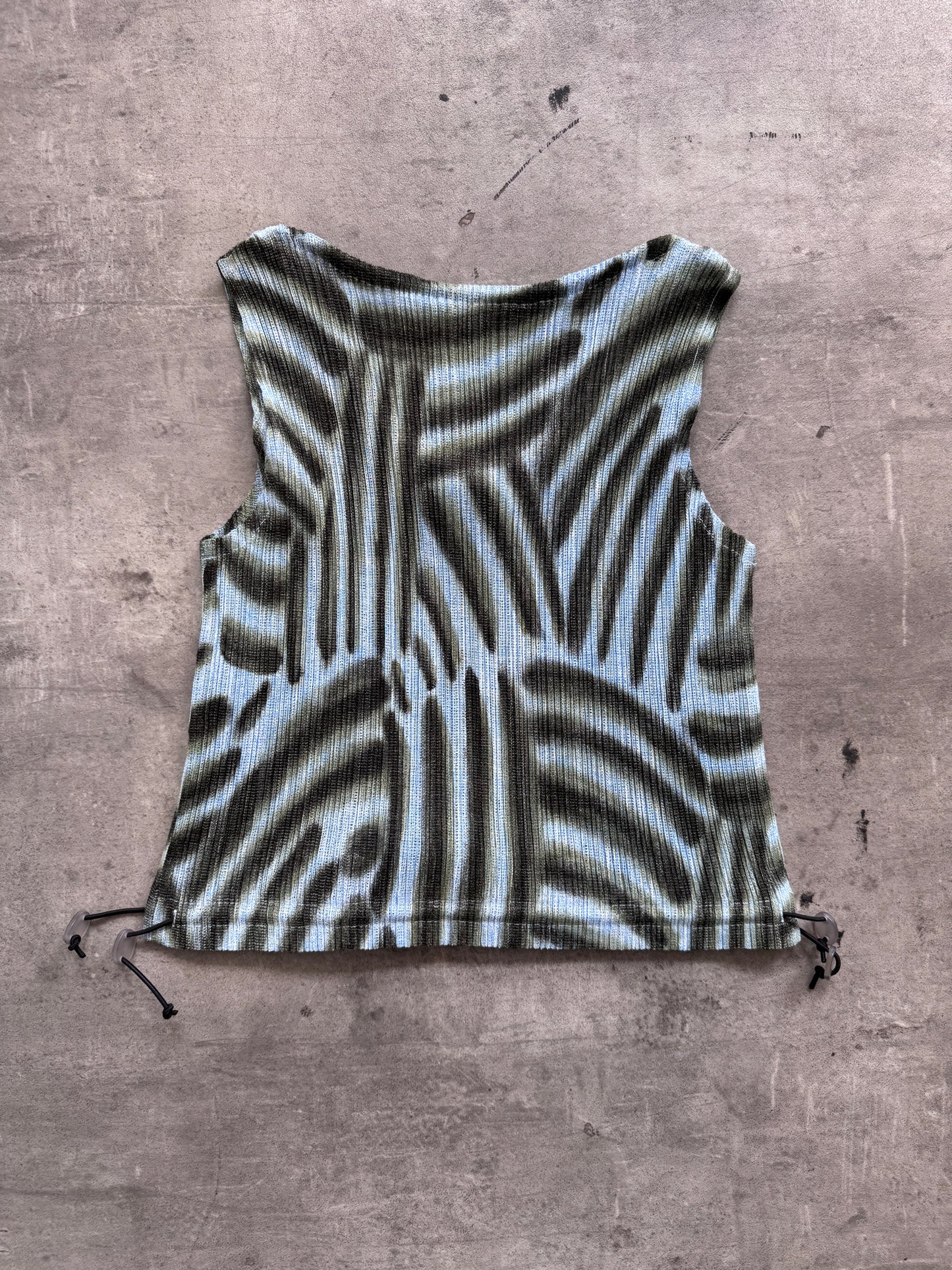Issey Miyake Brushstroke Pleated Two-Piece Set
