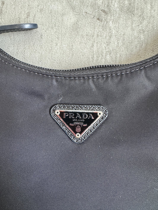Prada Black Tessuto Shoulder Bag