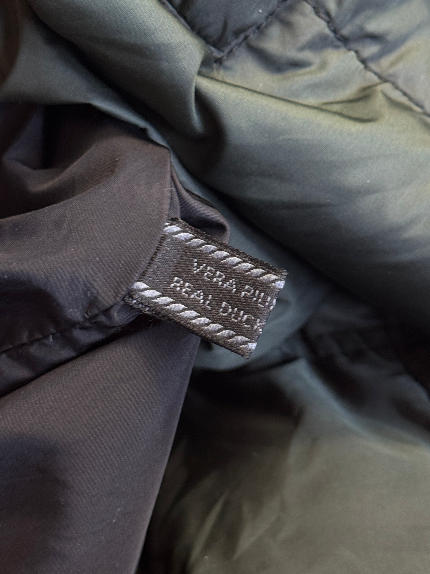 Prada Sport Green Down Quilt Technical Puffer Jacket