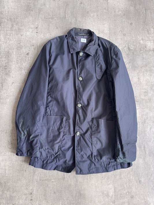 90s C.P. Company Navy Single Breasted Trench