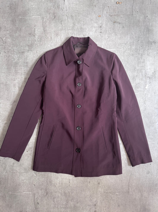 Prada Coffee Brown Nylon Chore Jacket