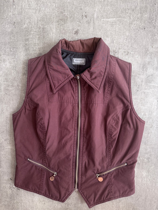 Fendi Fendissime Penny Zip Tailored Waistcoat