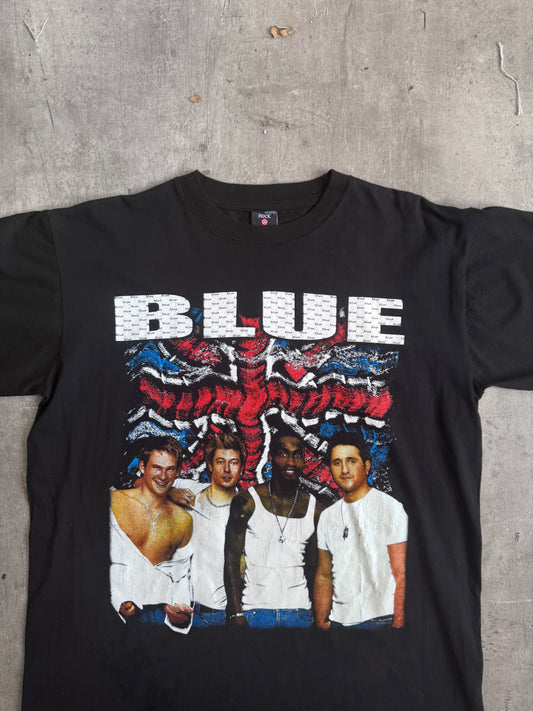 2000's Blue Union Jack Official Tour Promo Tee
