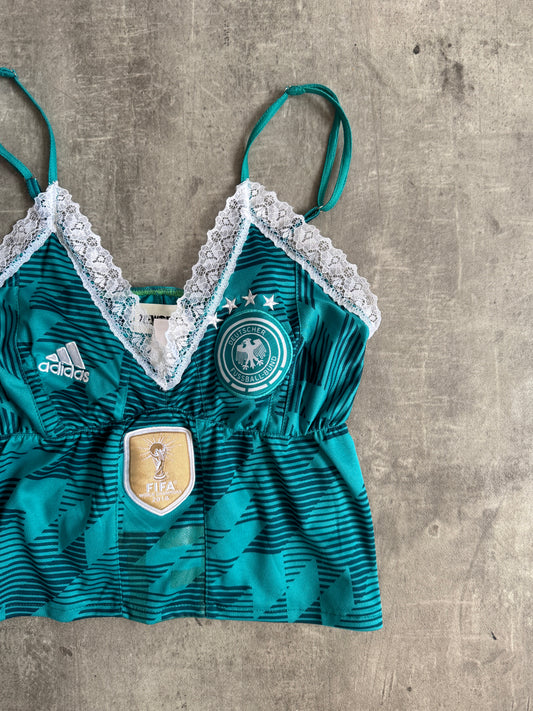 VT Rework: 2018 Germany Adidas Away Football Corset Top