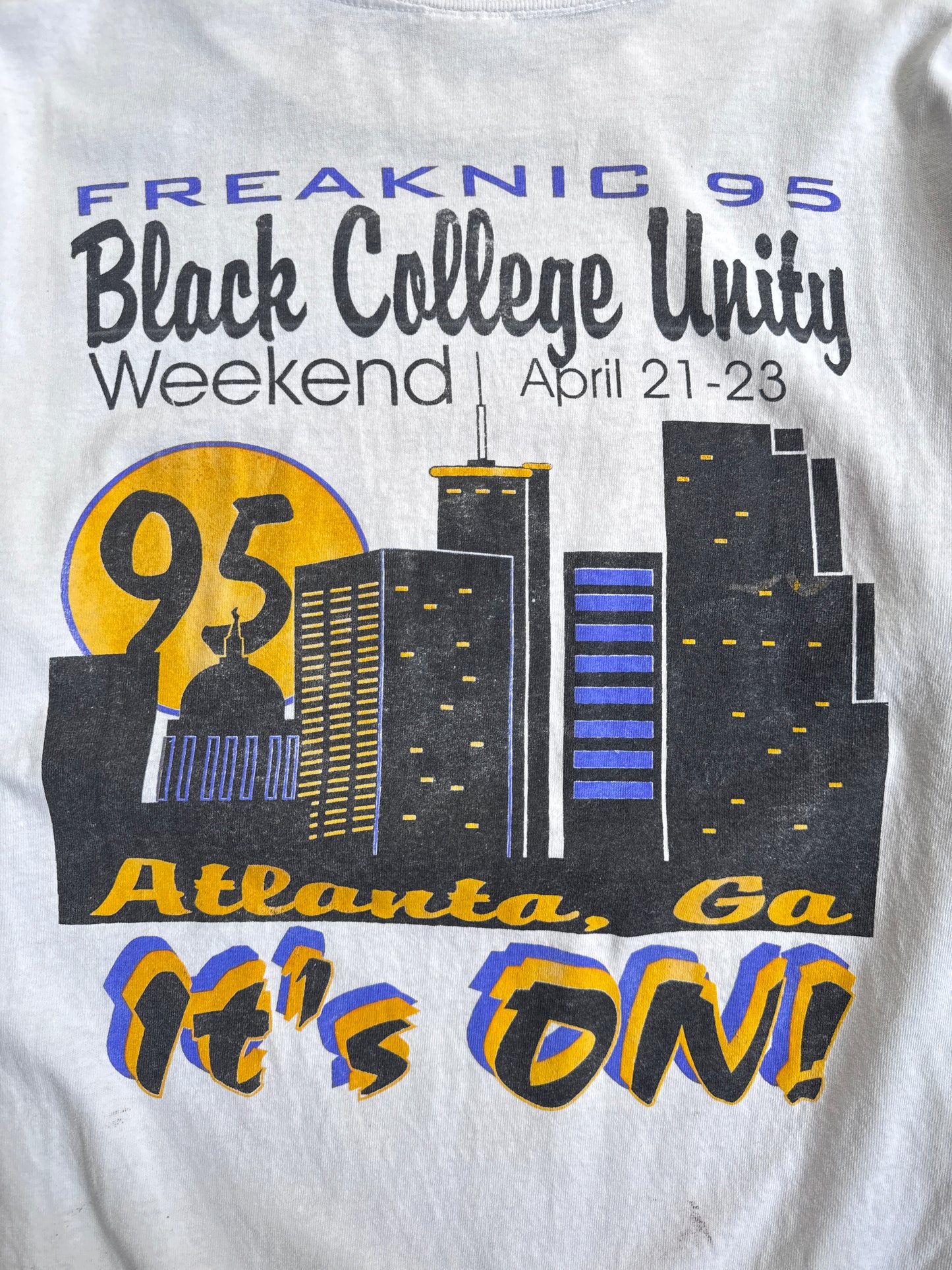 1995 Freaknik Atlanta Graphic Rap Single-Stitch Tee