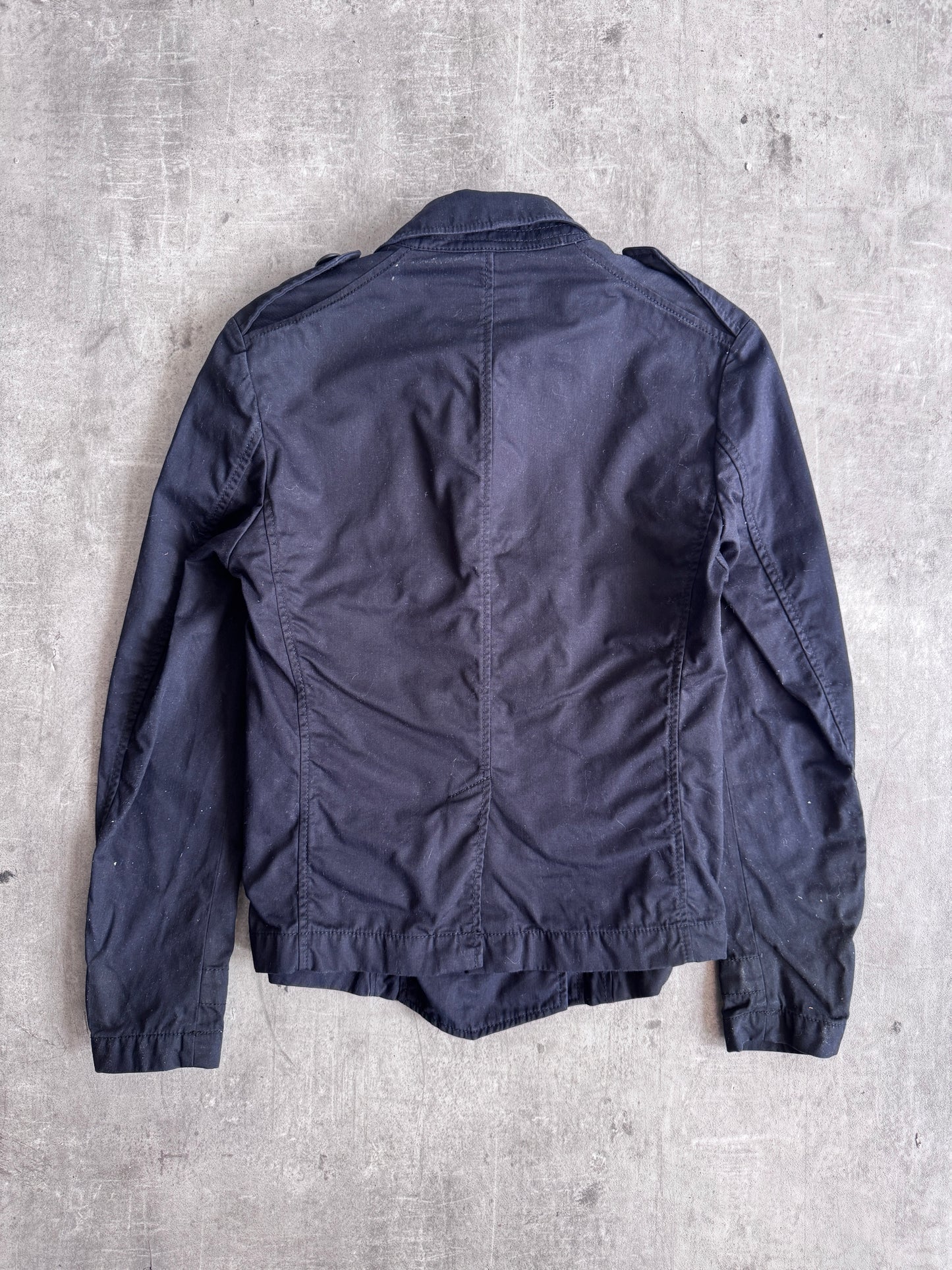 PPFM Black Double Breasted HBT Short Military Blouson