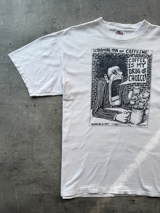 1991 Badbob Screaming Man Graphic Tee