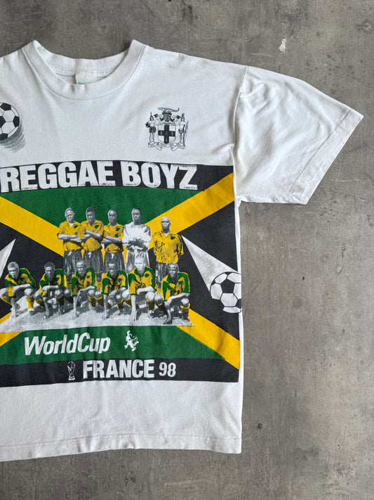 1998 France World Cup 'Reggae Boyz' Jamaica Graphic Tee