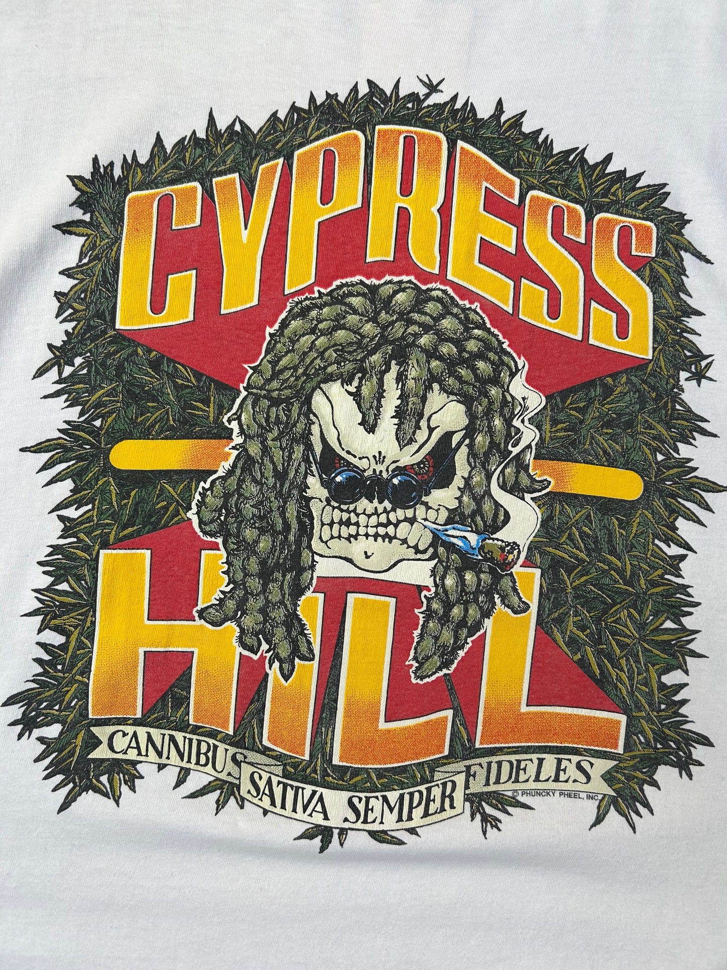 Cypress Hill Facts Of Hemp 90s Single Stitch Tee