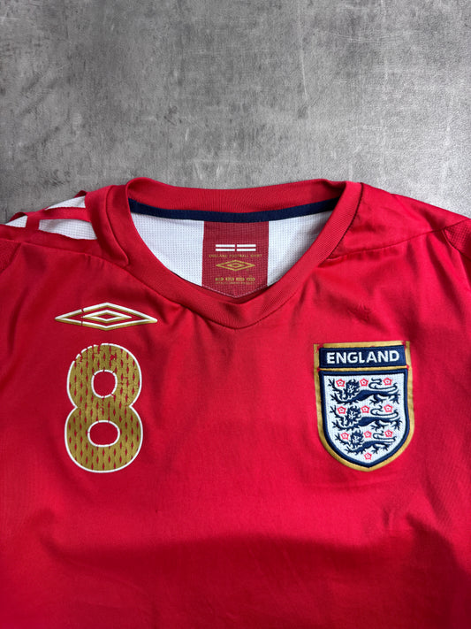 2006-08 England Away 'Lampard 8' Football Shirt