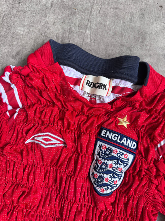 VT Rework: England x Umbro Shirred Football Tee
