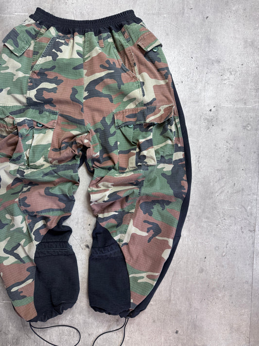 VT Rework: Supreme Blade Graphic Print Camo Joggers