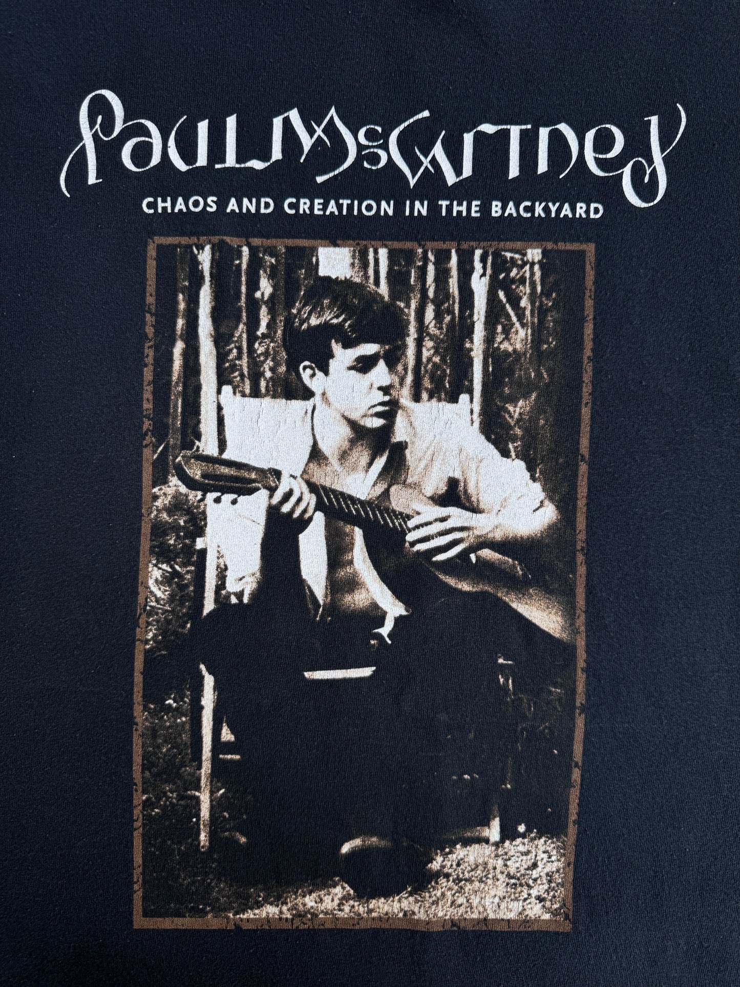 2005 Paul McCartney Chaos & Creation in the Backyard Graphic Tee