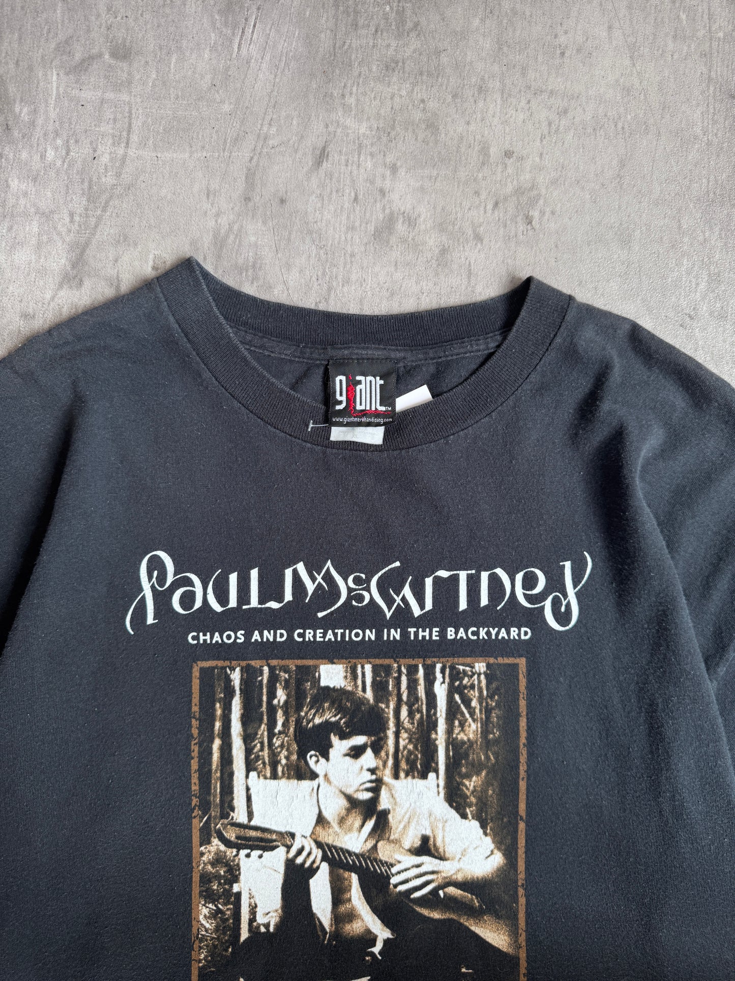 2005 Paul McCartney Chaos & Creation in the Backyard Graphic Tee