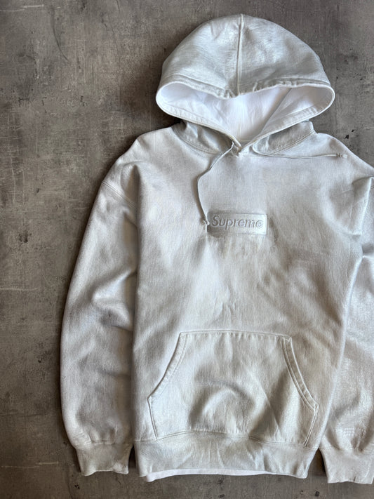 Supreme X MM6 Maison Margiela Foil Box Logo Hoodie
