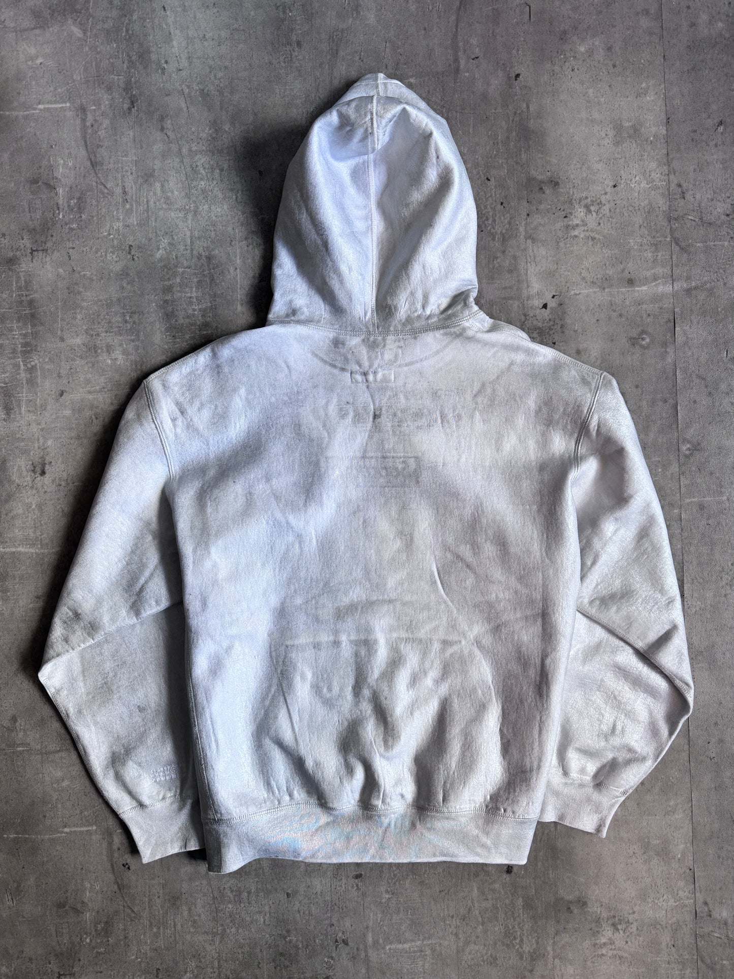 Supreme X MM6 Maison Margiela Foil Box Logo Hoodie