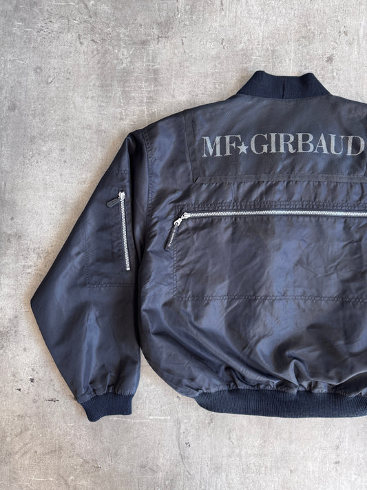 1990's Marithe Francois + Girbaud Nylon Multi-Pocket Tech Bomber