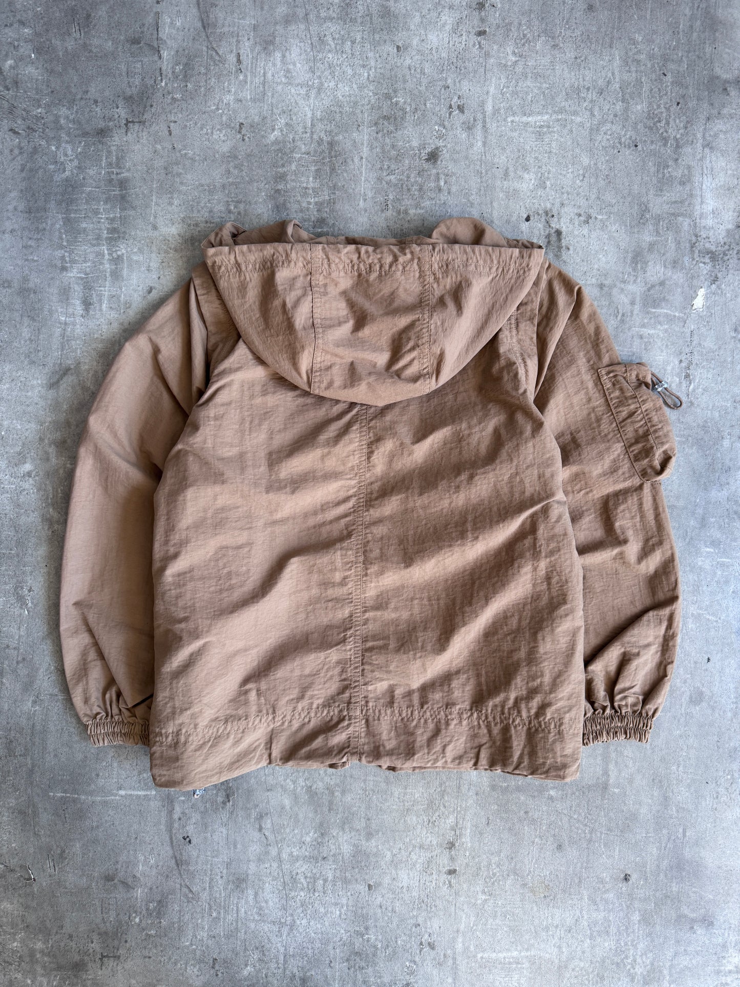 Issey Miyake Hai Sporting Gear Brown Modular Tech Jacket