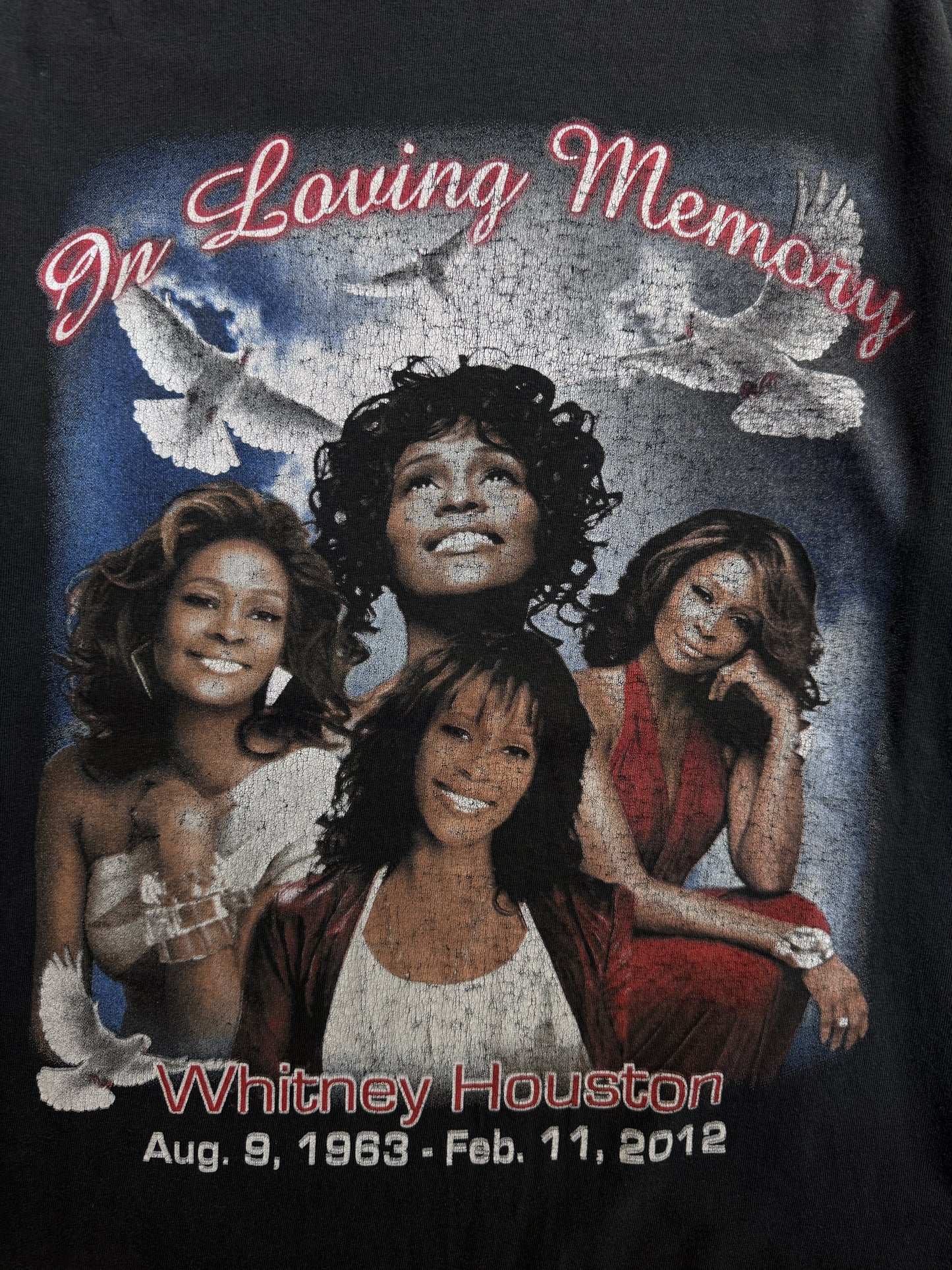 2012 Whitney Houston Memorial Graphic Tee