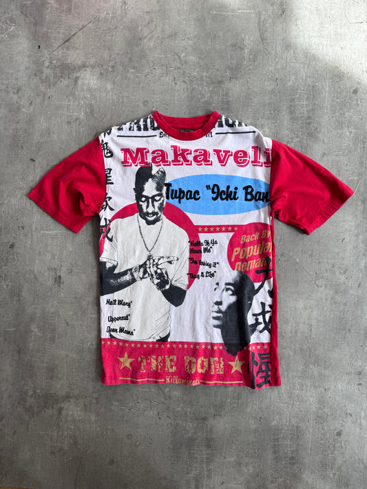 1990s Tupac Makavelli Collage Graphic Tee