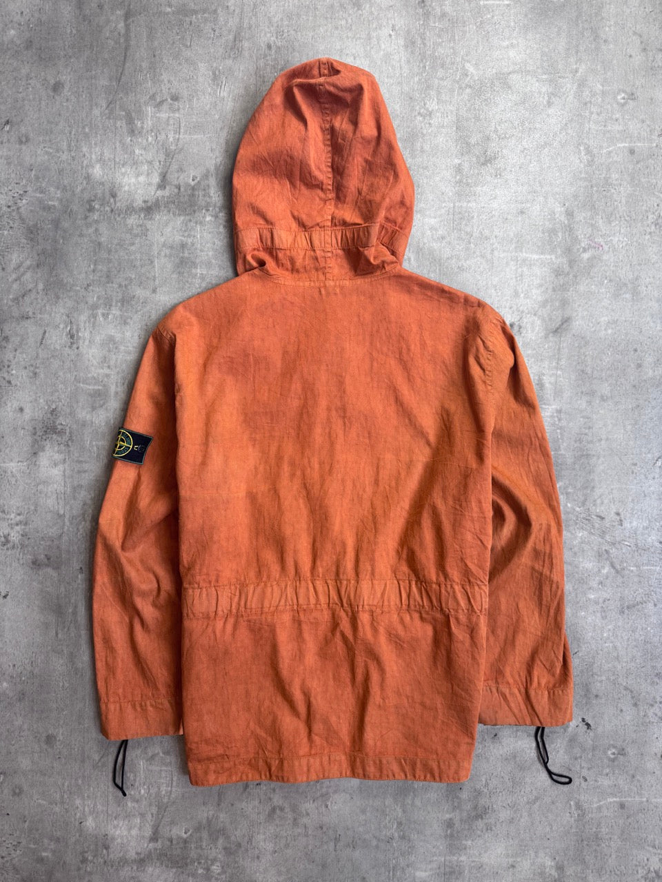 Stone Island S/S 2004 Orange Light Weight Button Up Jacket