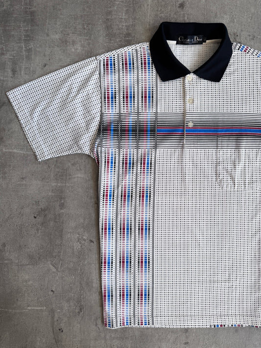 Christian Dior Boutique Graphic Print SS Polo Shirt