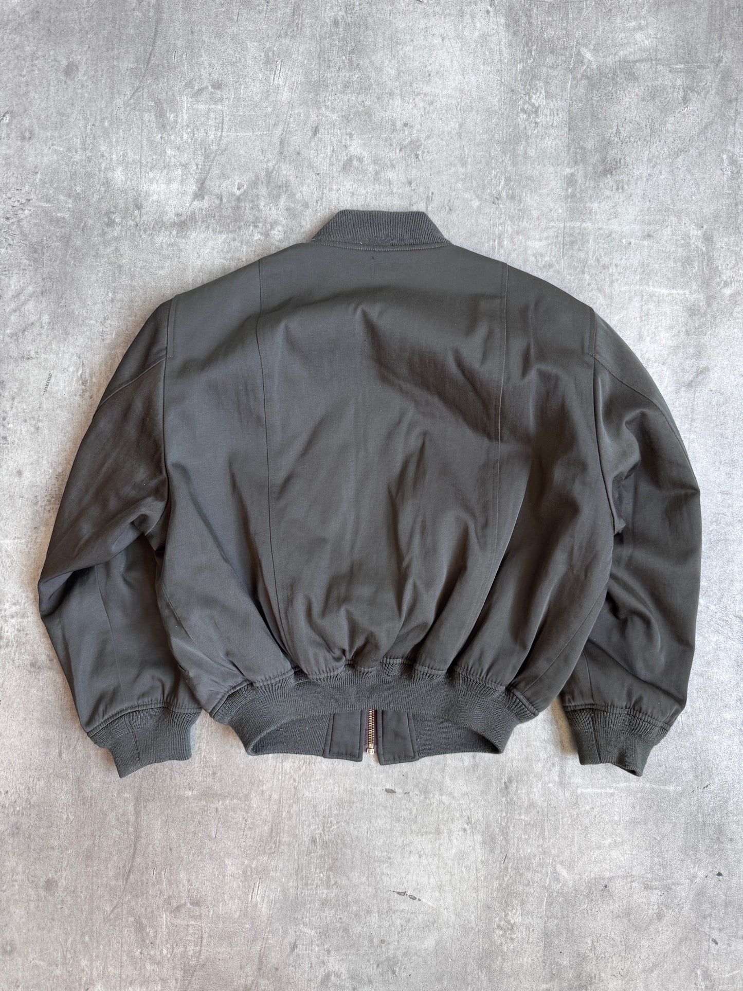 1980s Christian Dior Deep Olive Two Pocket Blouson