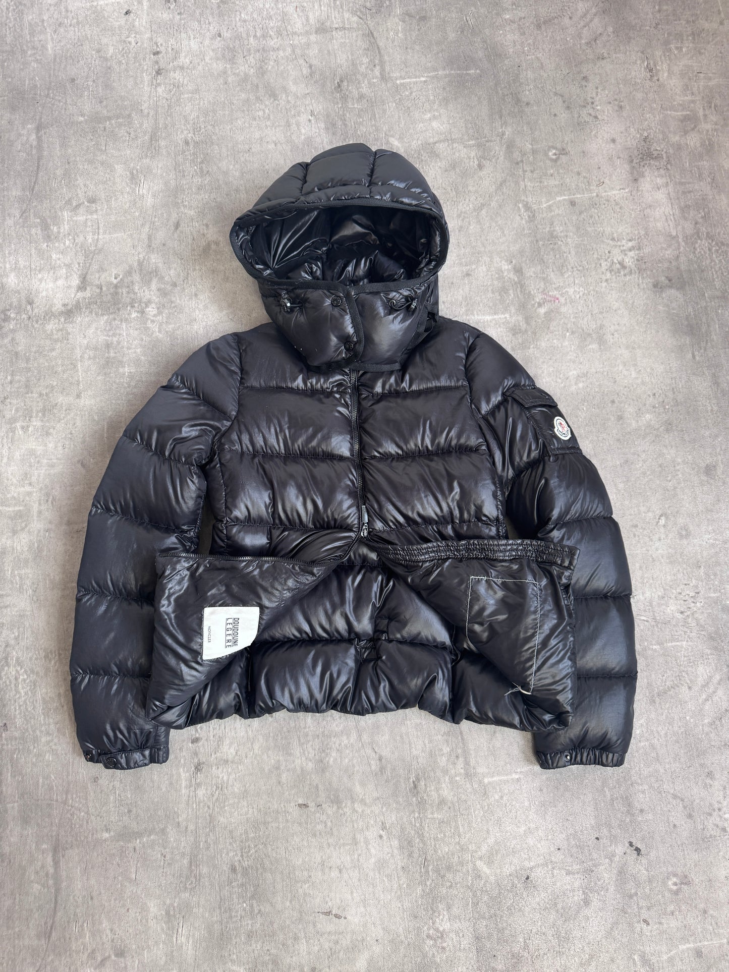 Moncler Doudoune Legere Black New Down Hooded Puffer