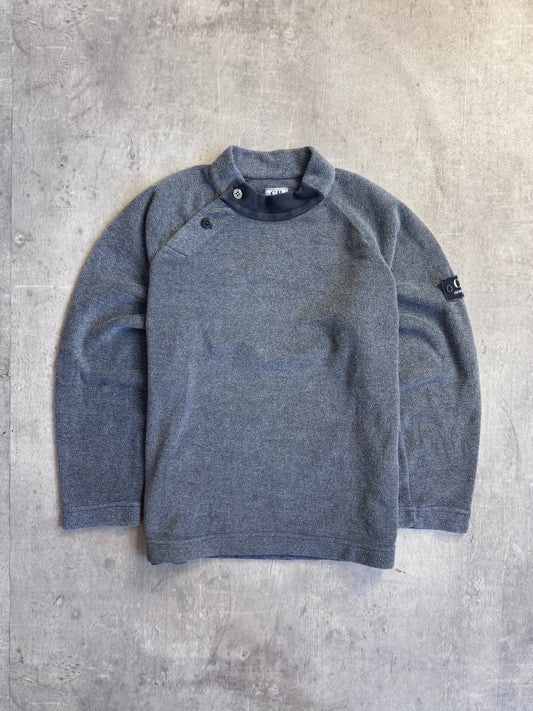 A/W 2000 C.P. Company Grey Fleece Sweater