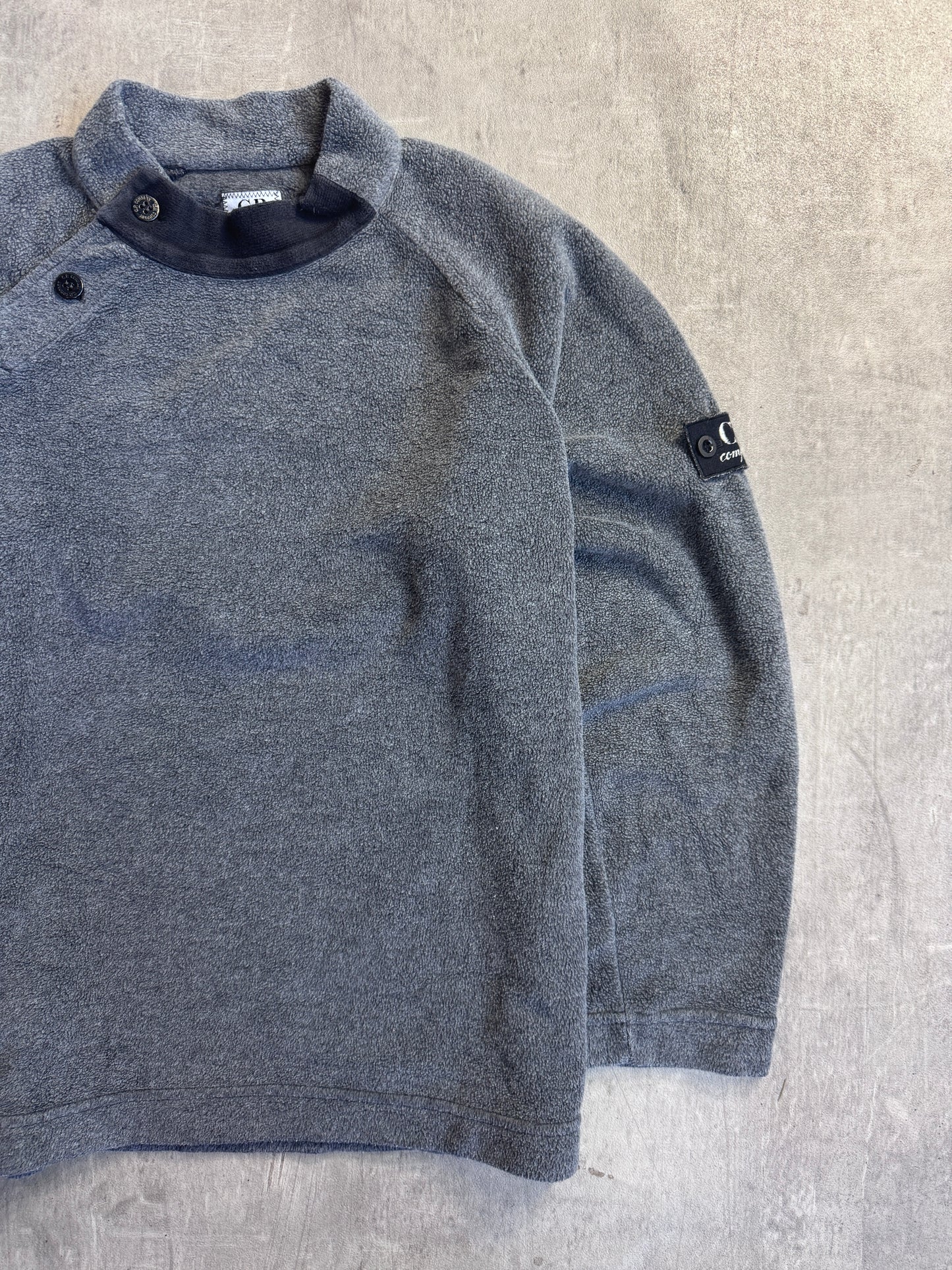A/W 2000 C.P. Company Grey Fleece Sweater