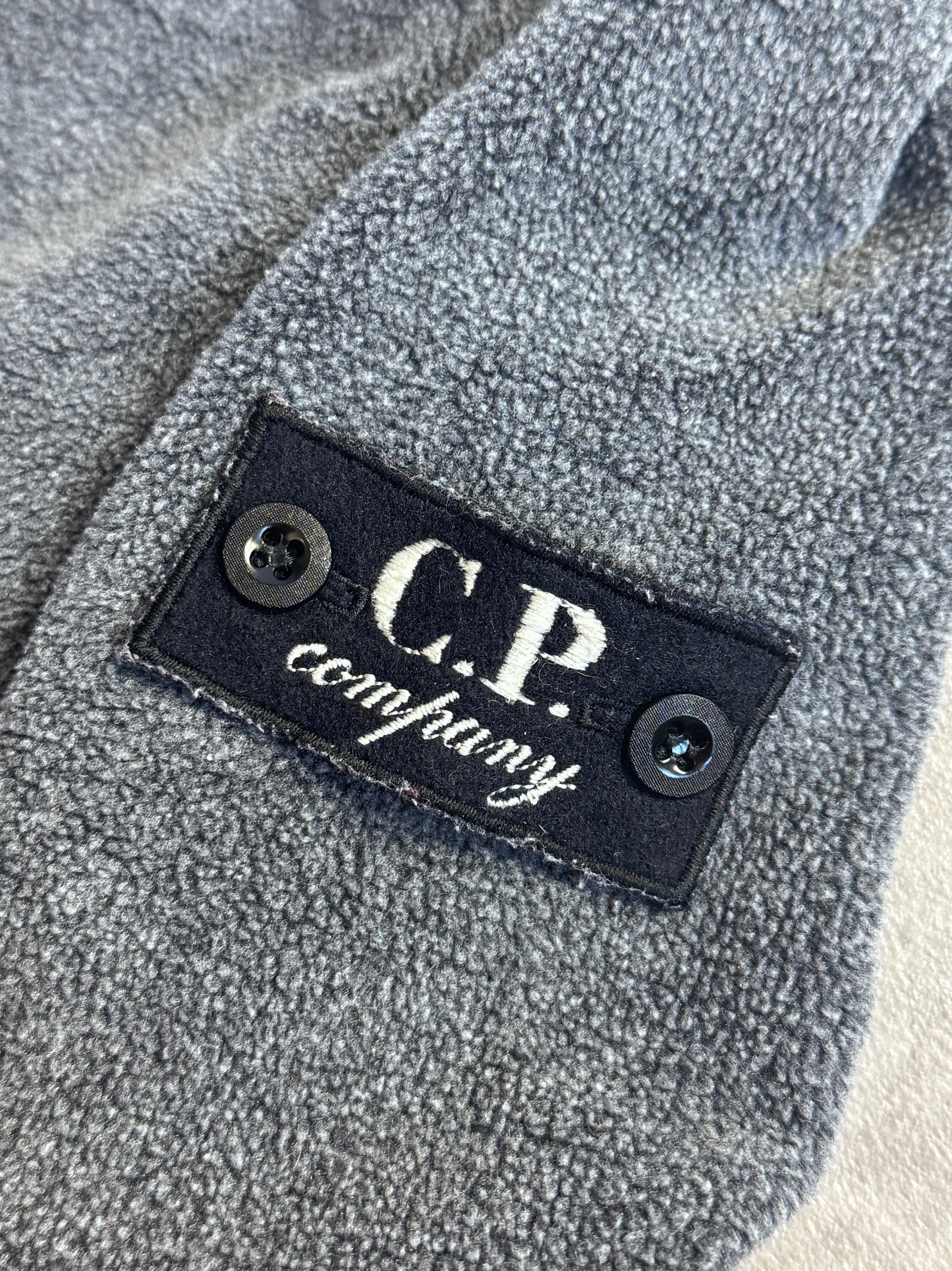 A/W 2000 C.P. Company Grey Fleece Sweater