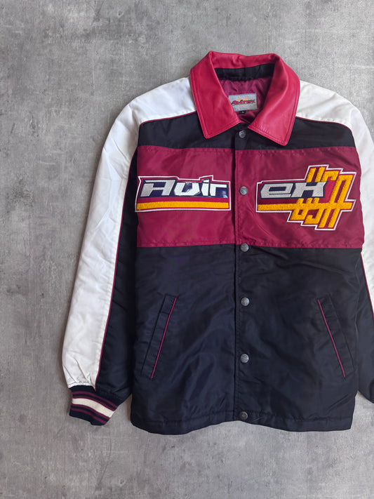 Avirex Varsity Colourblock Leather Trim Quilted Jacket