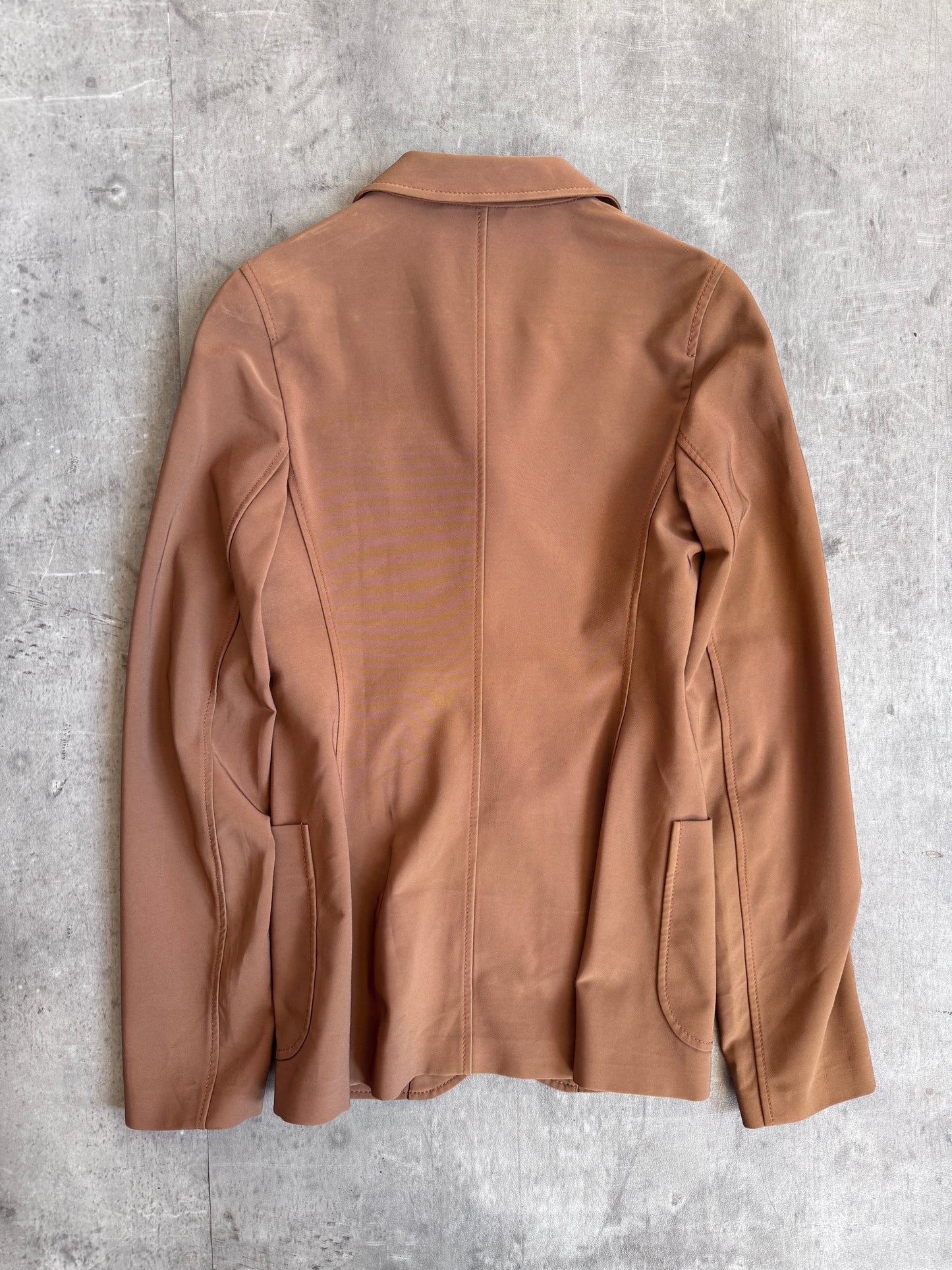 1990s Prada Camel Multi Pocket Blazer