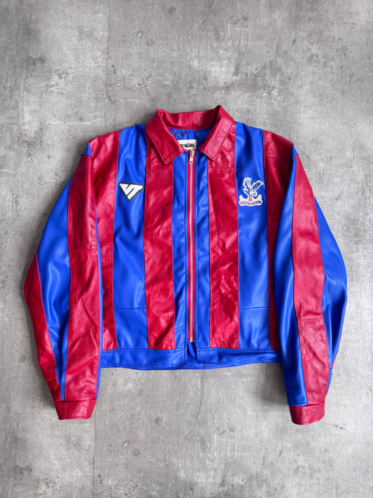 VT Rework : Crystal Palace F.C. FA Cup Champions Leather Jacket
