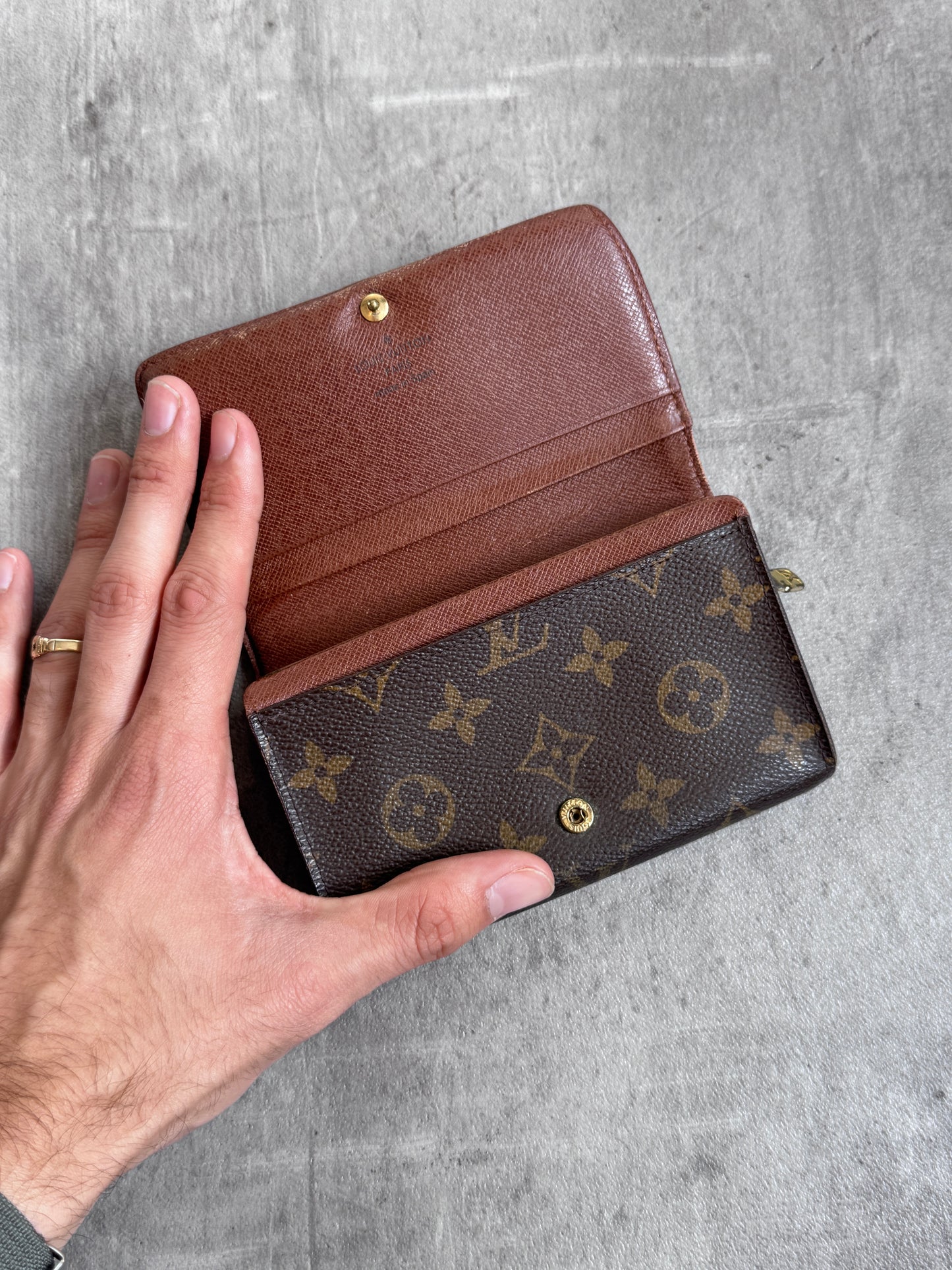 Louis Vuitton Monogram Leather Wallet