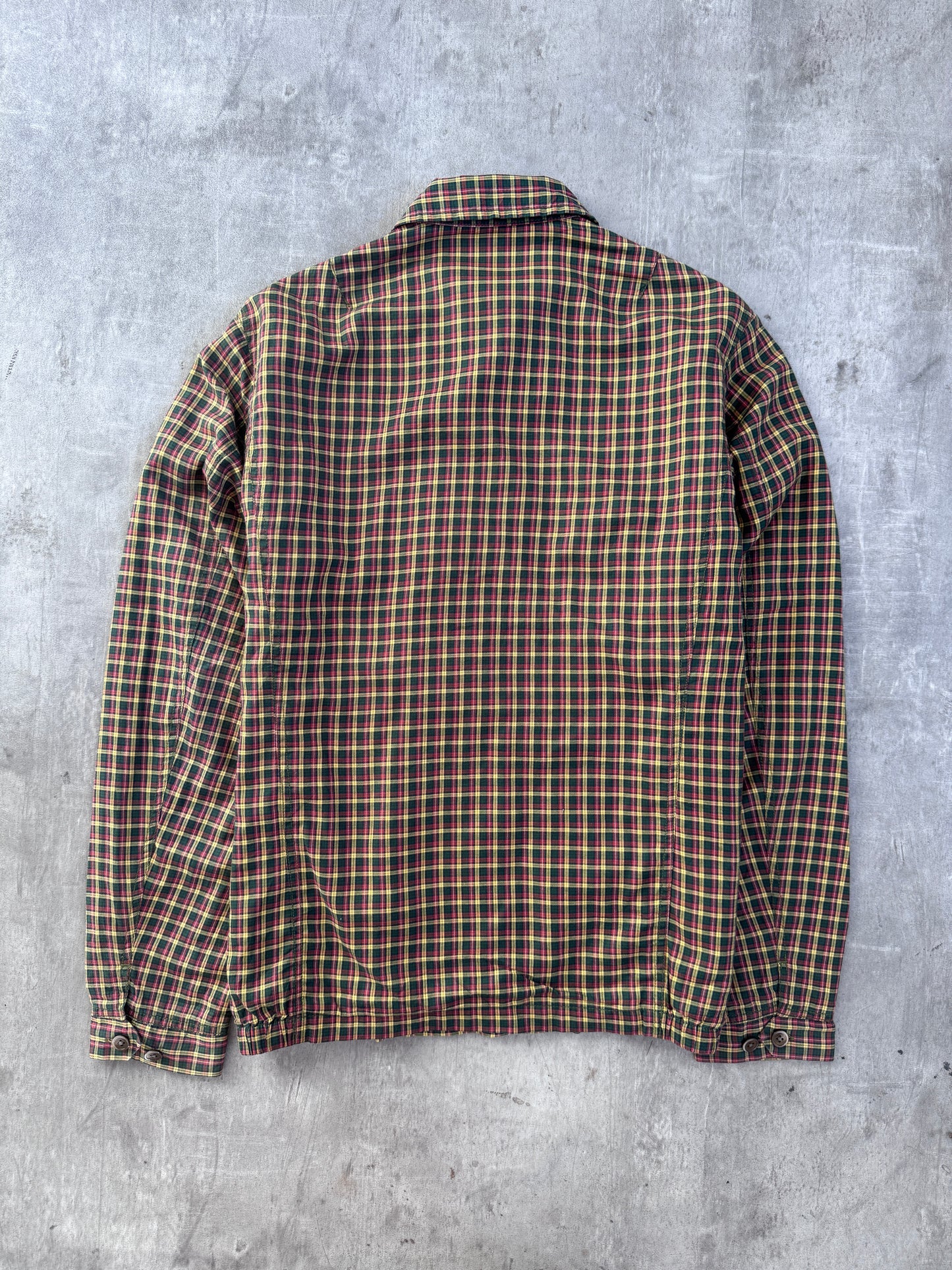 Early 00s Beams Plaid Bomber Jacket