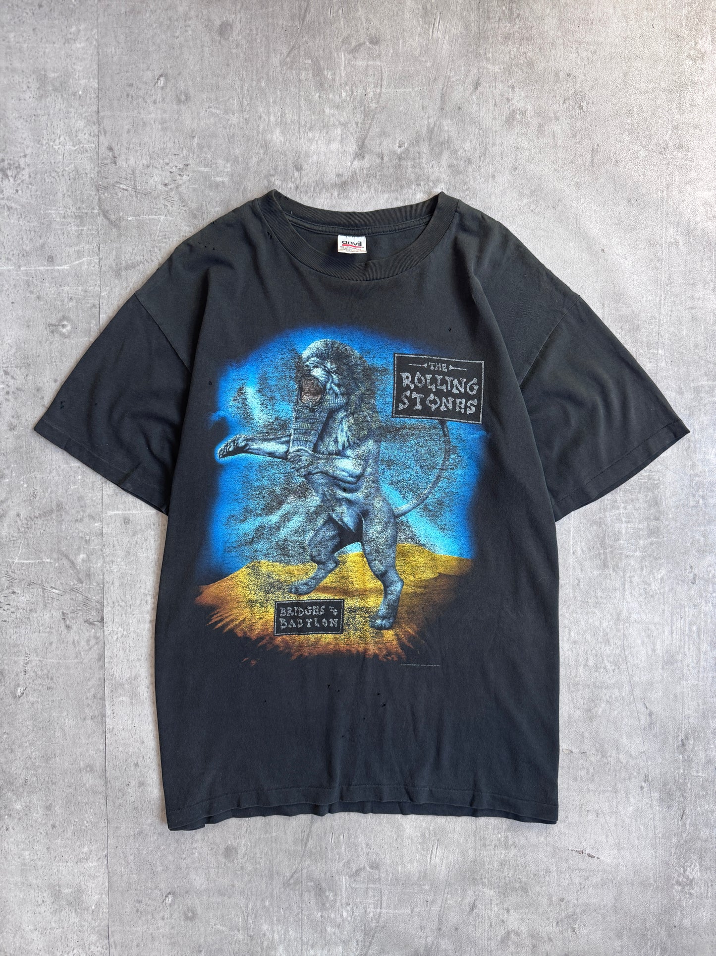 1997 The Rolling Stones 'Bridges To Babylon' Single Stitch Graphic Tee