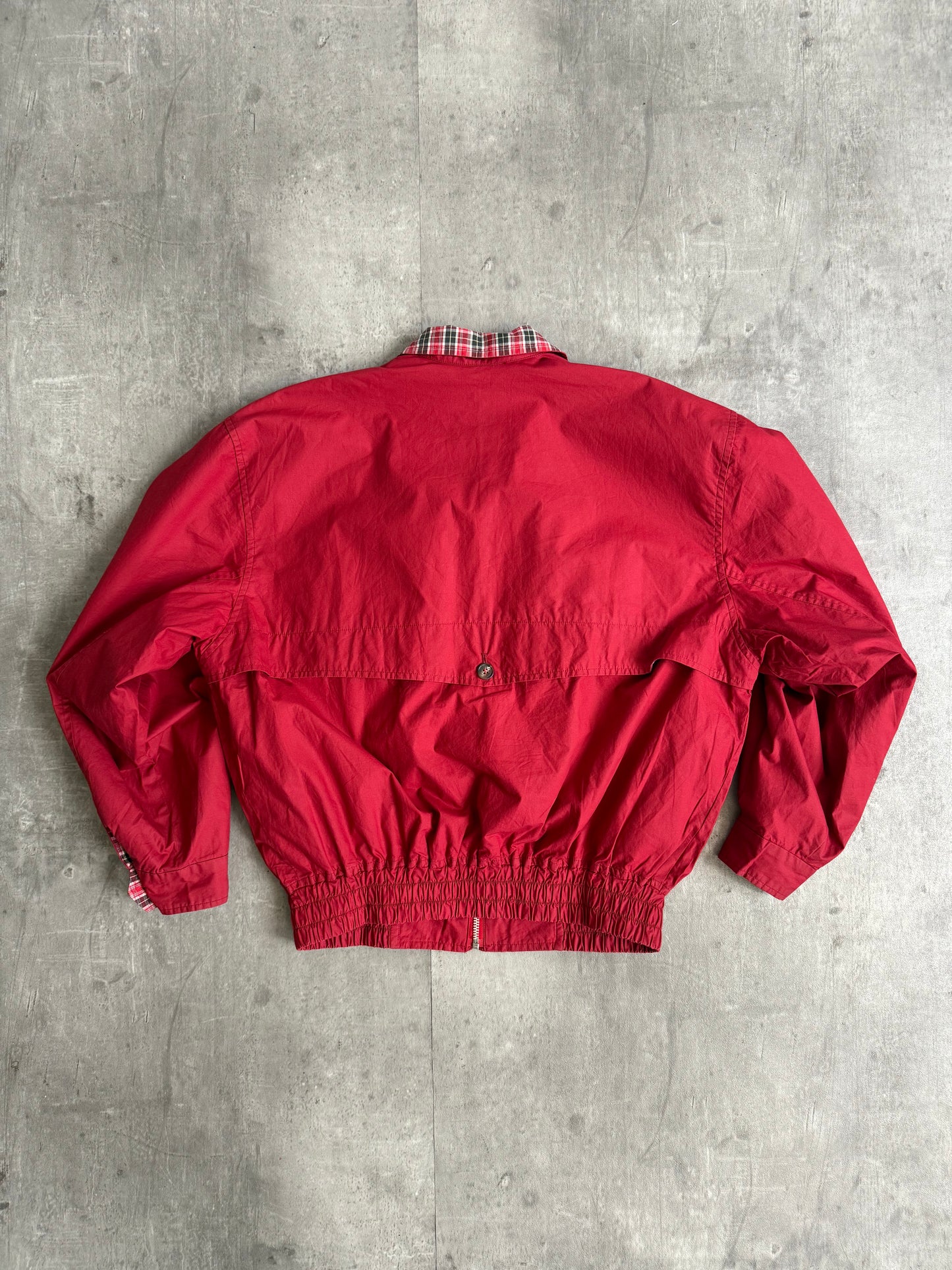 Christian Dior Red Check Harrington Jacket