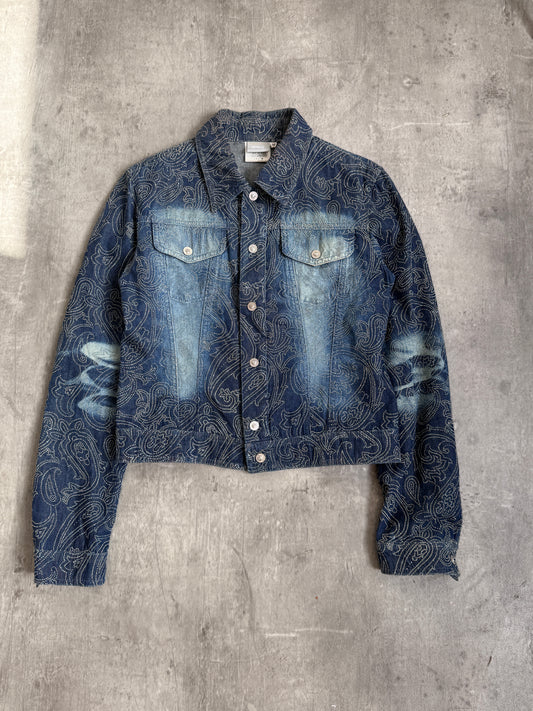 Versace Jeans Denim Diamonte Two-Piece