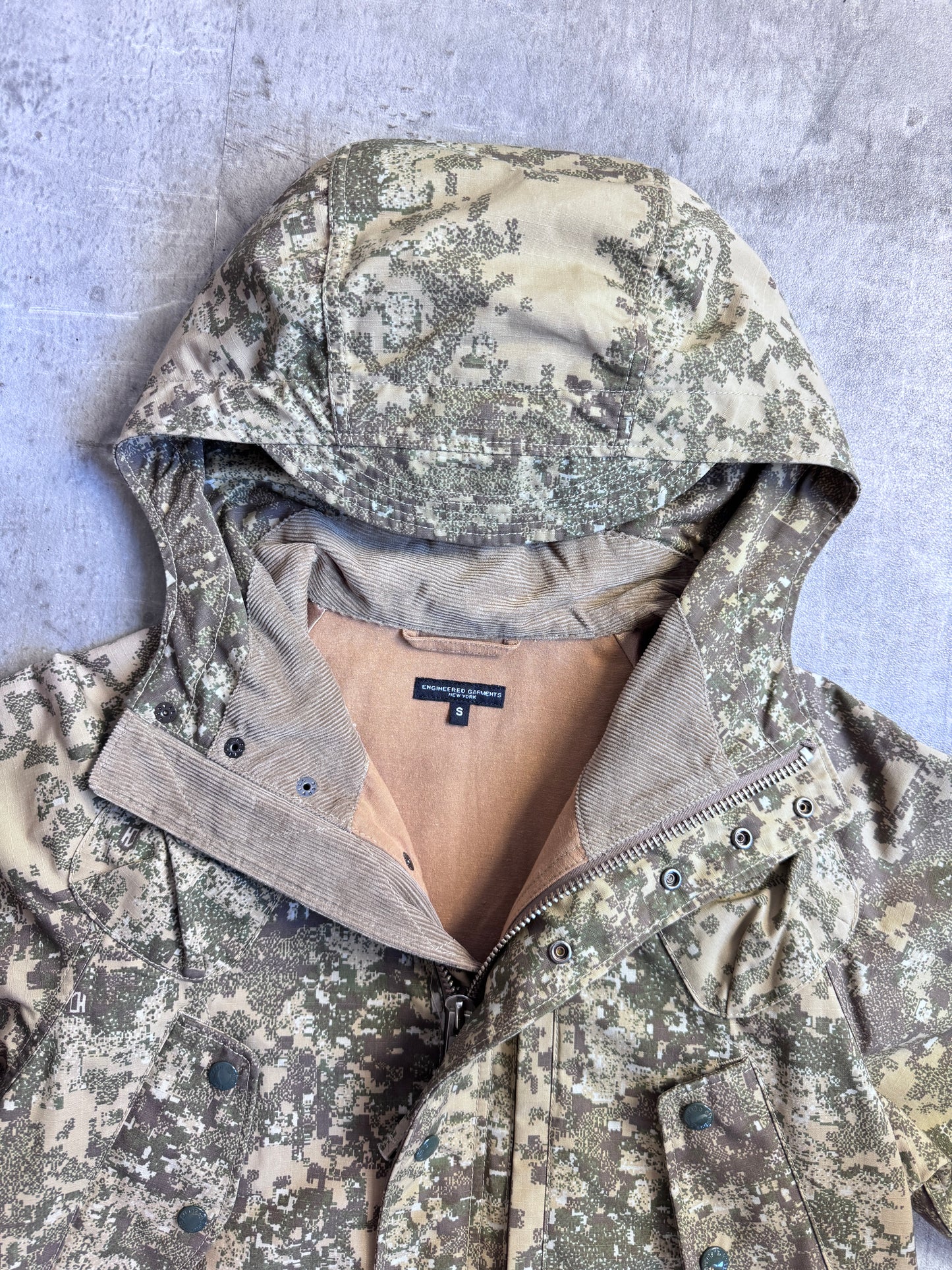 Engineered Garments Pencott Digital Camo Utility Field Parka