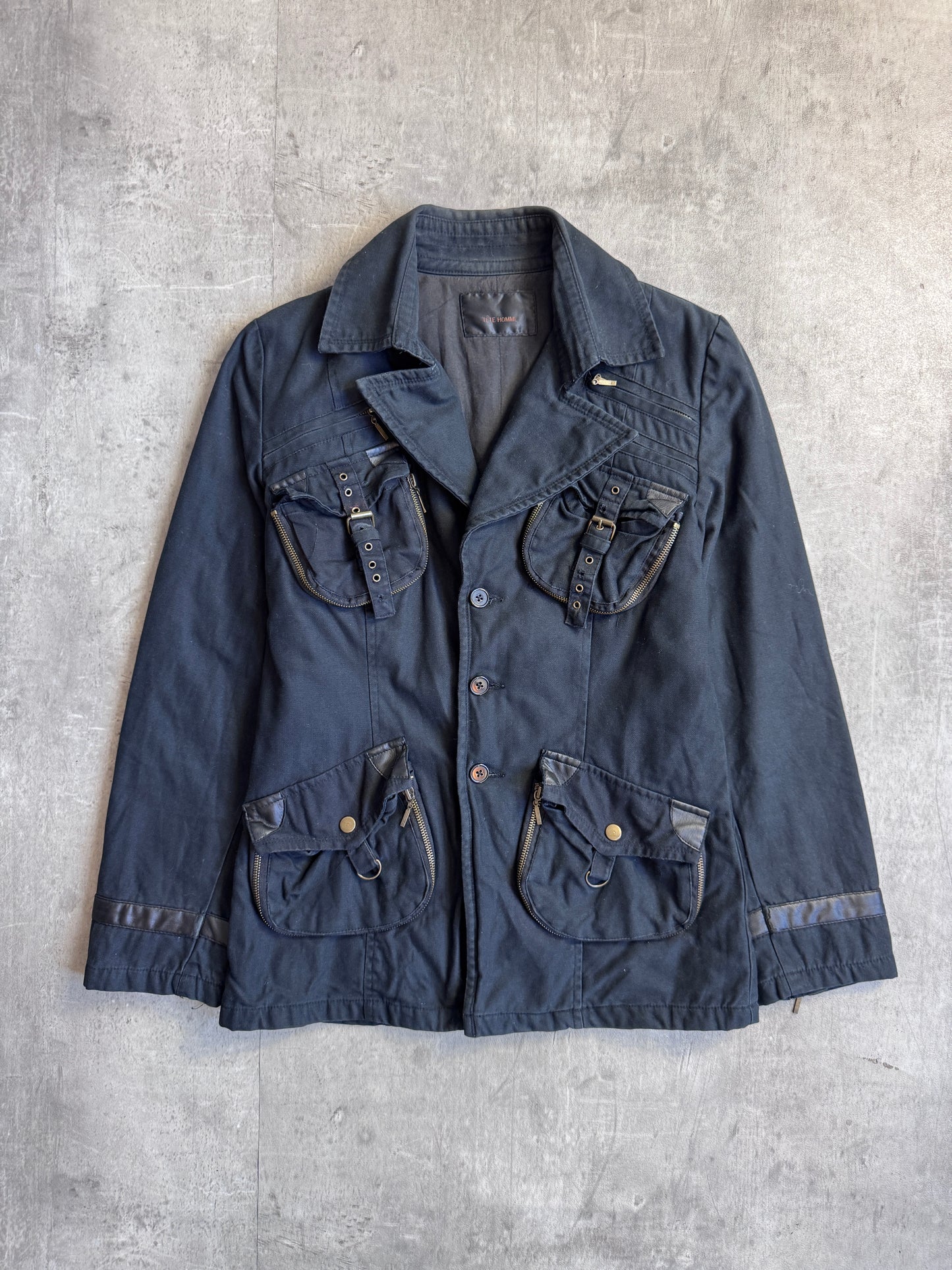 Tete Homme Canvas Cotton Four Pocket Utility jacket