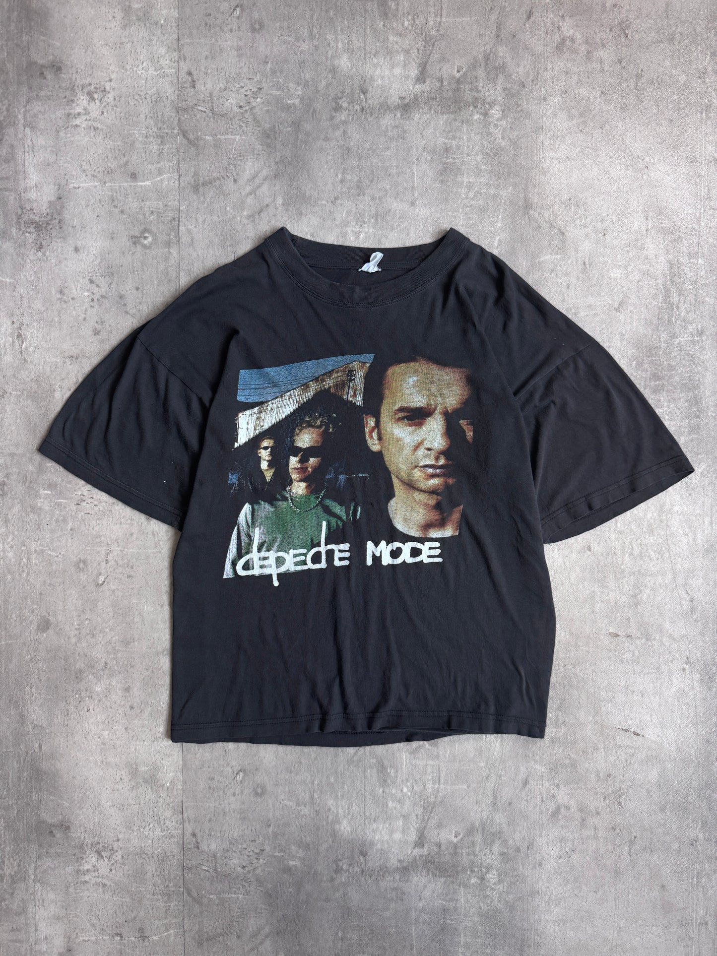 2000's Depeche Mode Boxy Portrait Graphic Tee