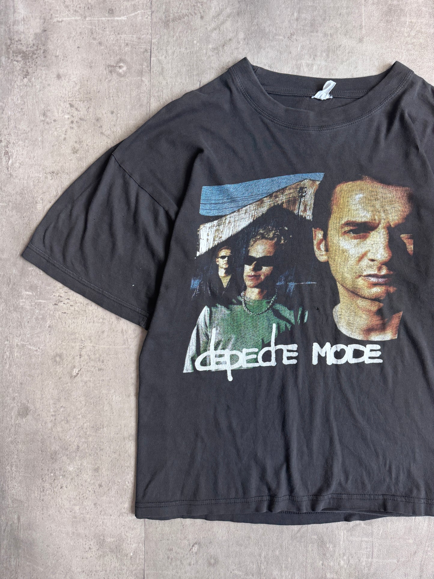 2000's Depeche Mode Boxy Portrait Graphic Tee