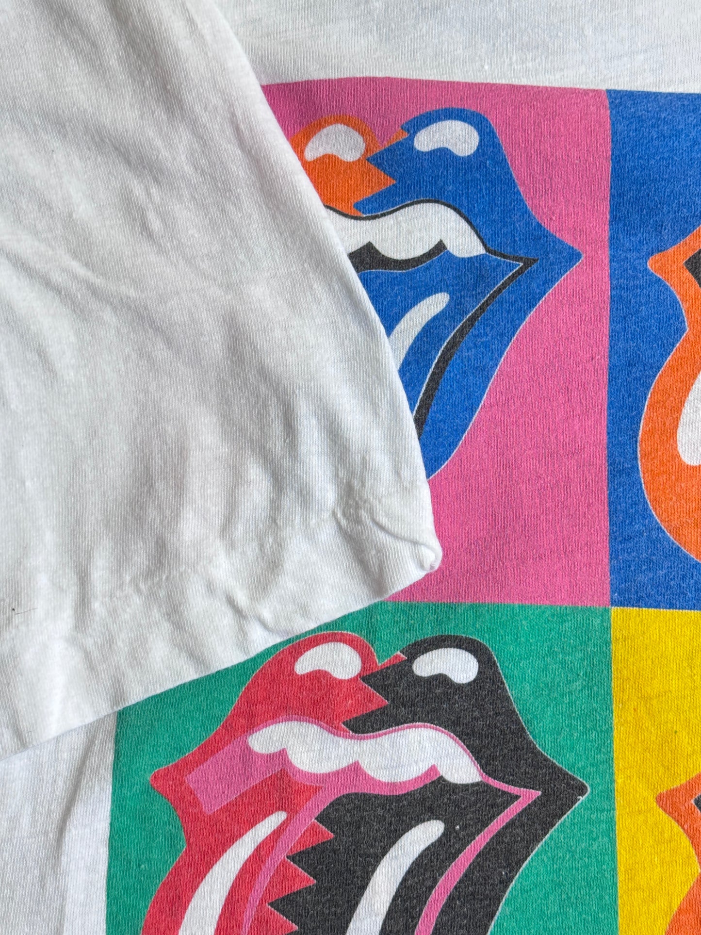 1990 Rolling Stones Urban Jungle Europe Single Stitch Tour Tee