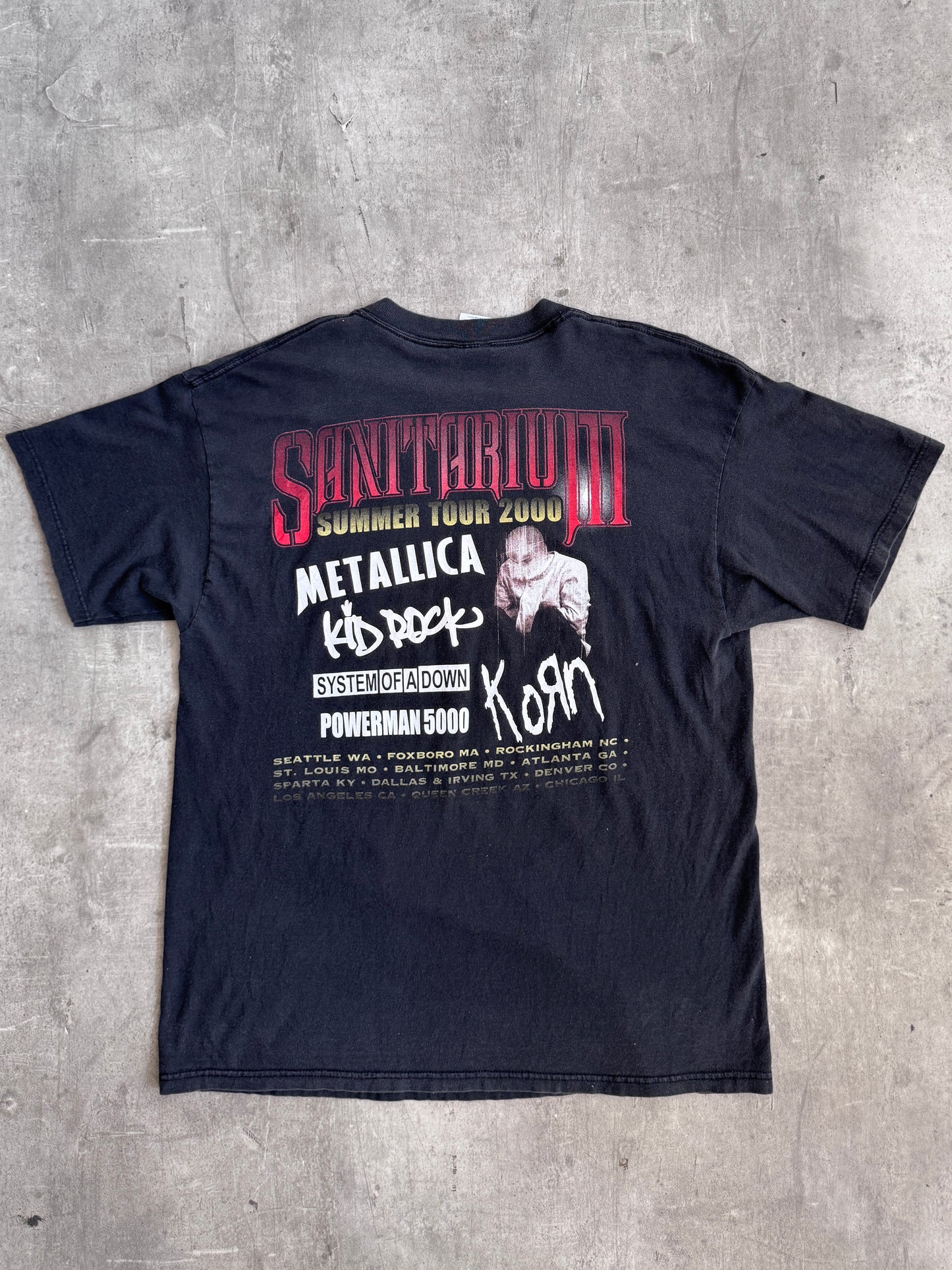 2000 Metallica Summer Sanitarium Graphic Tee