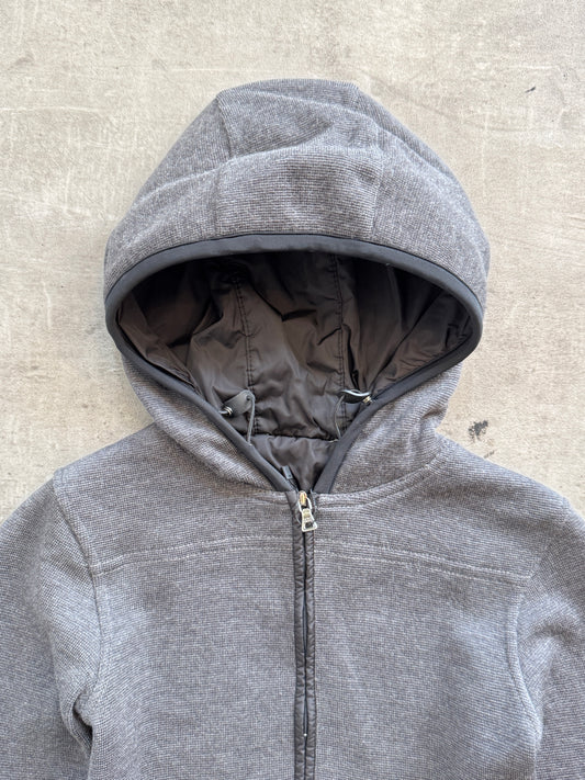 Prada Knitted Technical Hooded Zipper
