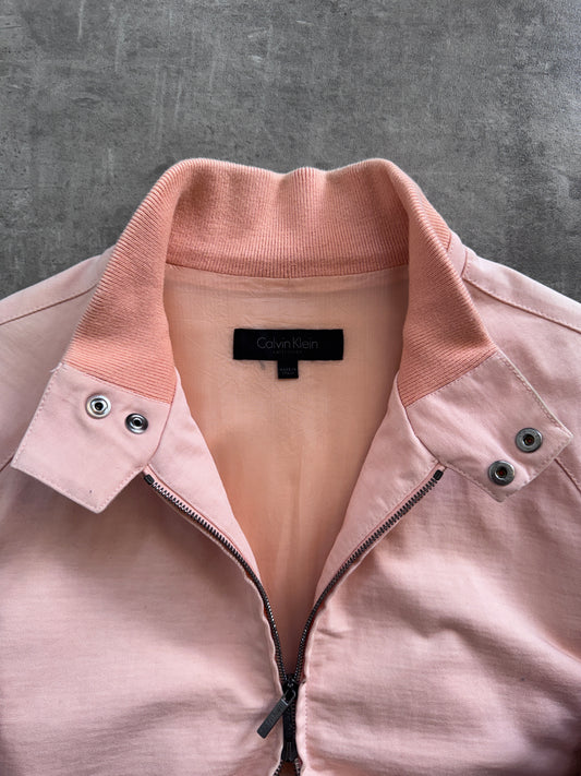 Calvin Klein Collection Peach Bomber Jacket