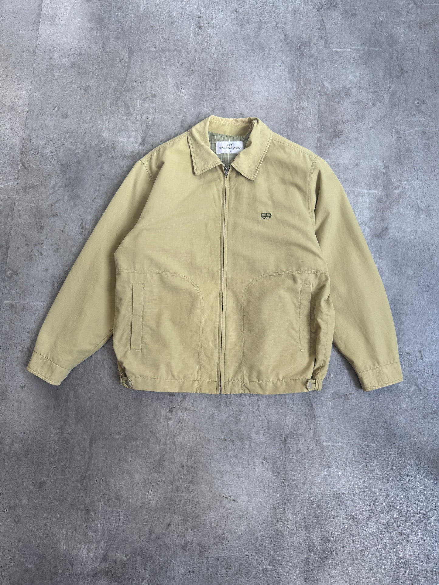 Balenciaga Lime Green Harrington Jacket