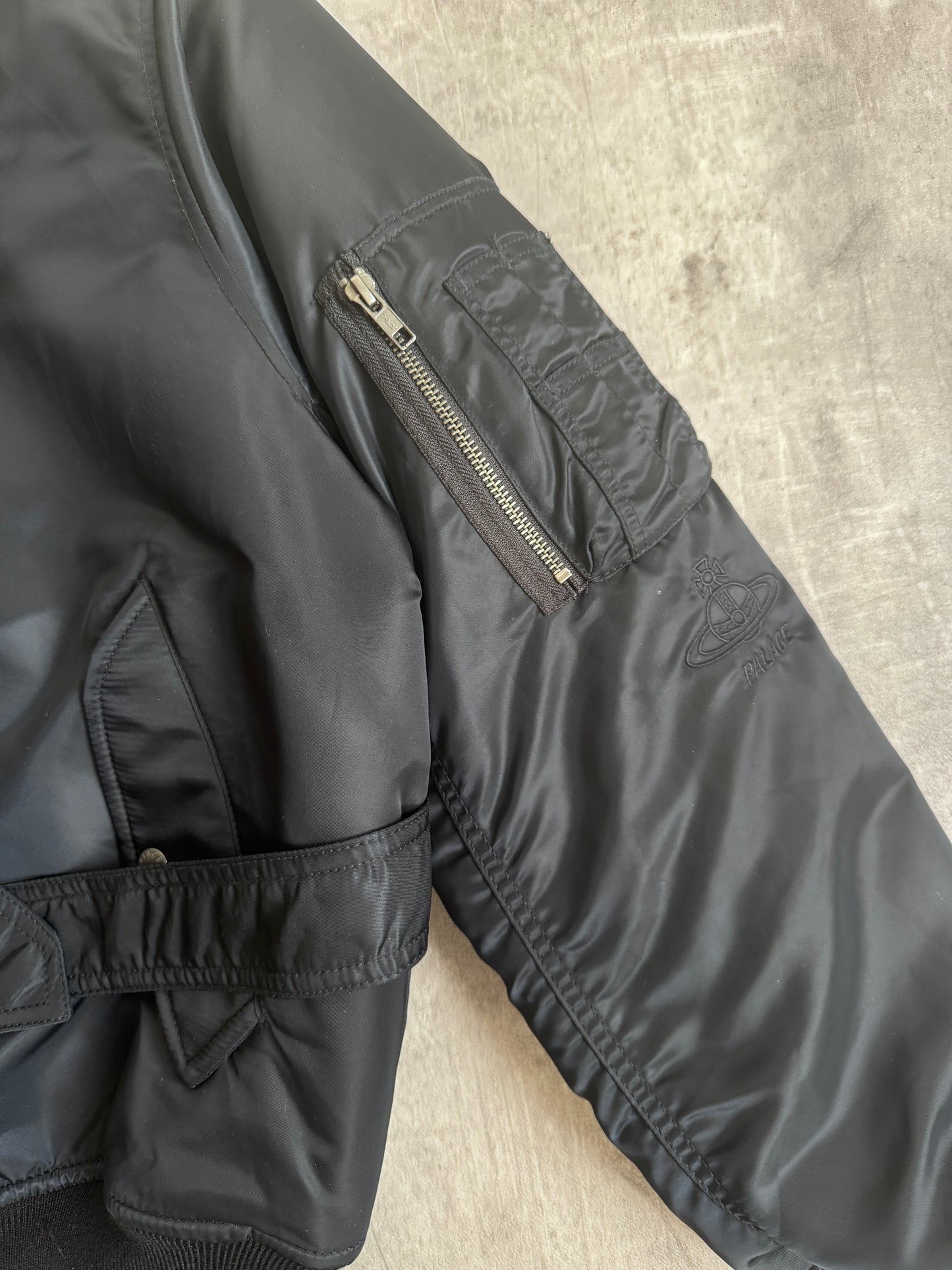 Palace x Vivienne Westwood Flight Jacket Black Deadstock